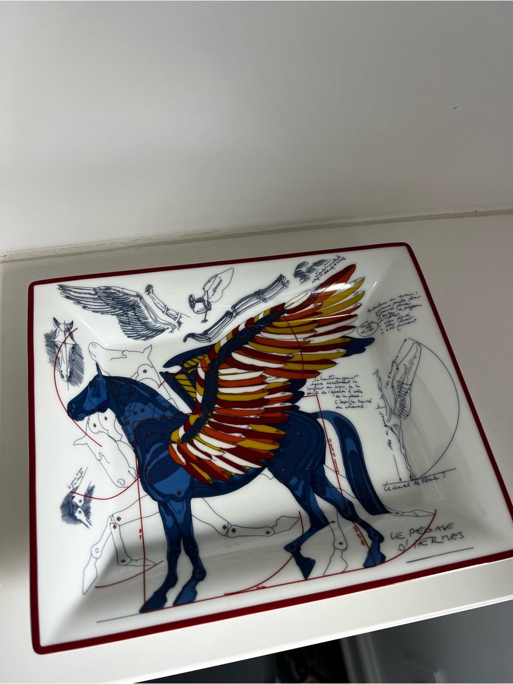 Hermes Pegase Change Tray with Goatskin base - Picture 4 of 6